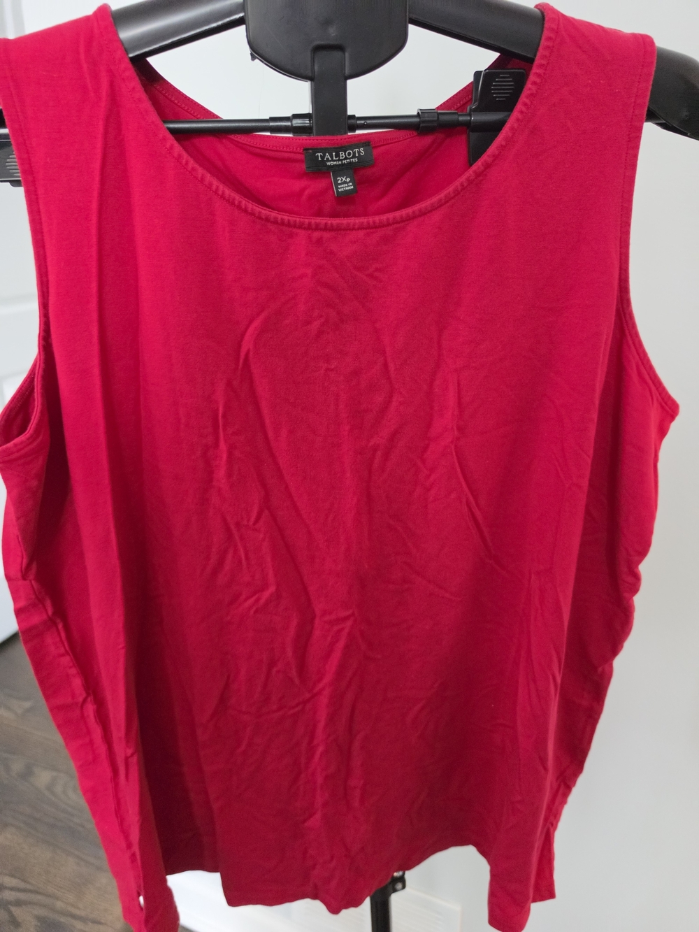 Talbots Bright Red Scoop Neck Tank